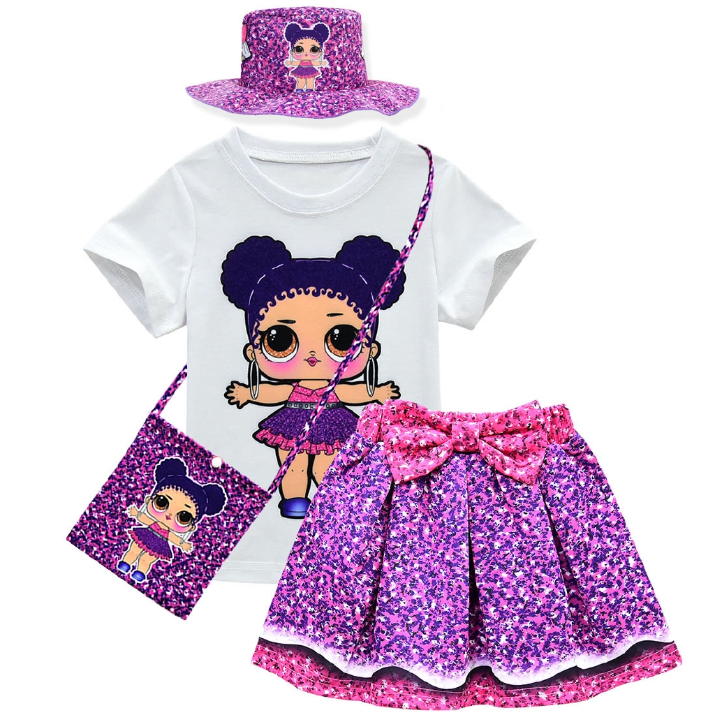 ️( Ready stock )kame girls LOL surprise doll costume for kids(38Y) birthday dress up Baby Girl