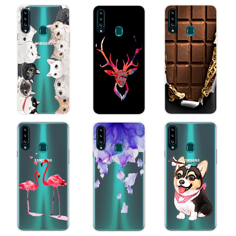 Samsung Galaxy A20S Casing Printed case Cartoon Back Cover
