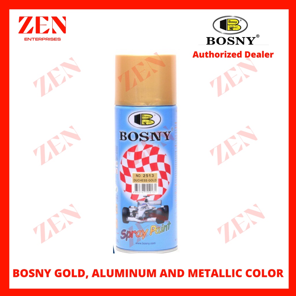 BOSNY Dutchess Gold 2513 Acrylic Spray Paint Gold Shopee Philippines