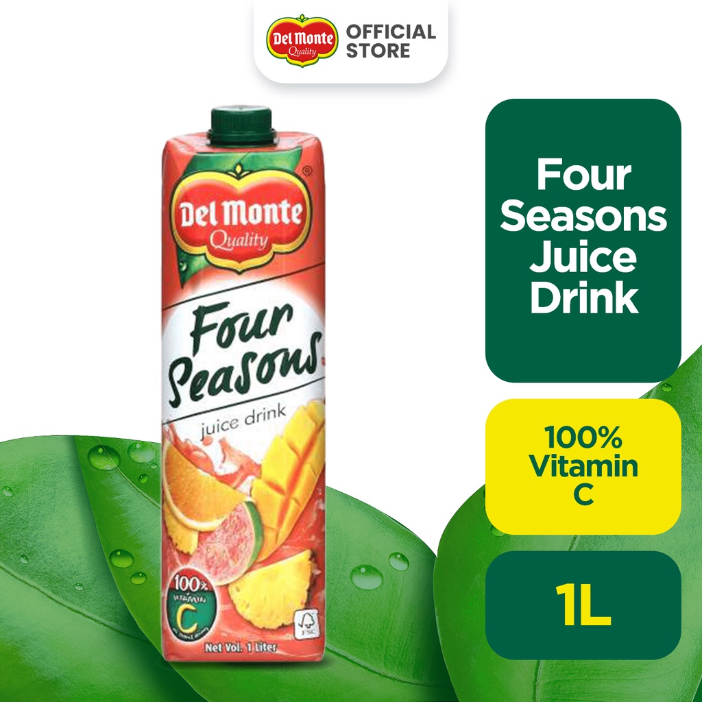 DEL MONTE Four Seasons Juice Drink for Refreshing Fruity Goodness 1L
