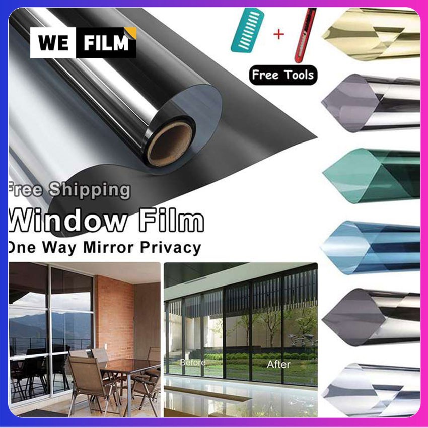 Window Film For House【Free Shipping】Window Tint One Way Mirror Daytime