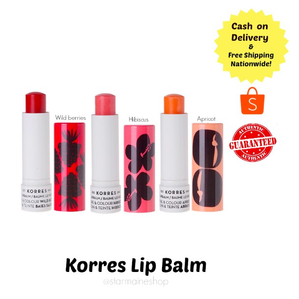 Korres Tinted Lip balm Shopee Philippines
