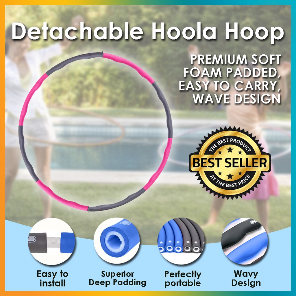 Hula Hoops for Adults Weight Loss, Weighted Hula Hoop for Exercise and