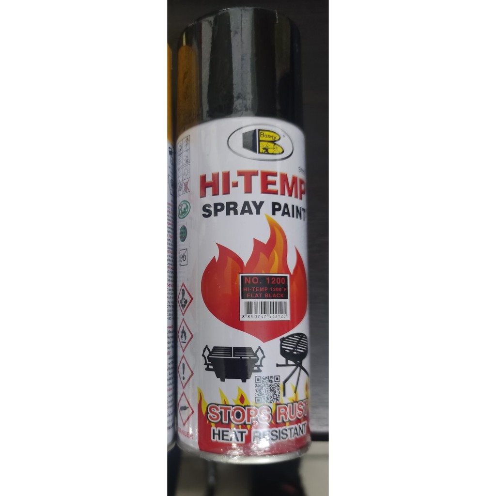 Bosny High Temperature / Hi Temp Resistant Up To 1200F Spray Paint
