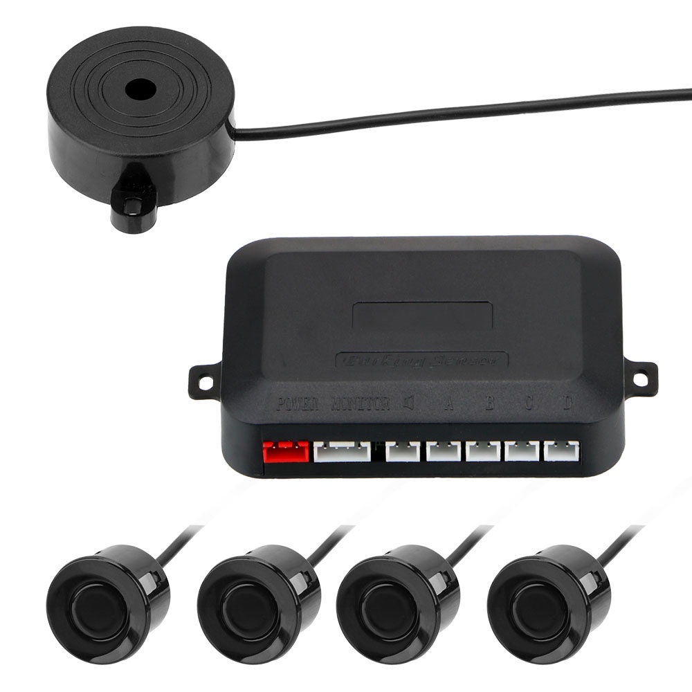 Car Parking Sensor Kit Reverse Backup Radar Sound Alert Indicator Car