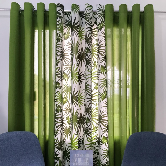 3 in 1 Anahaw Ring Curtains Shopee Philippines