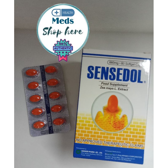 Sensedol Food Supplement For Gums 10 Capsules Shopee Philippines
