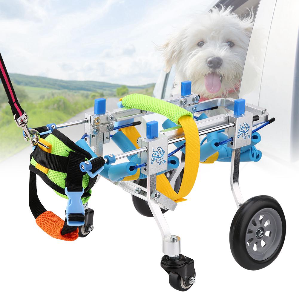 [READY STOCK] Four Wheels Dog Wheelchair ForeLeg Rehabilitation