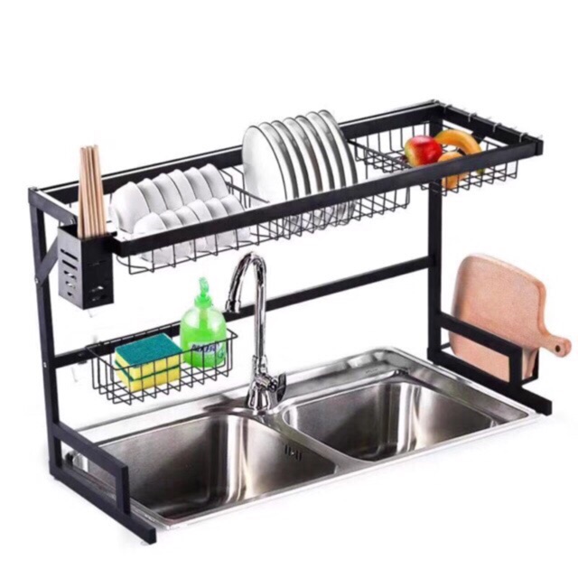 WJF 85cm Stainless steel kitchen shelf rack dishwasher chopstick rack