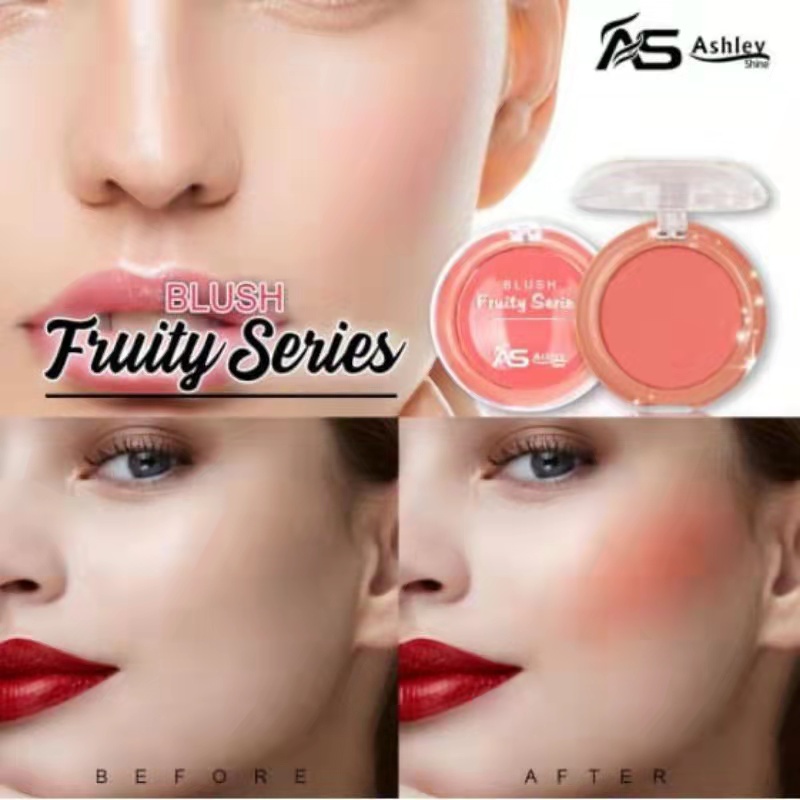 Lady M AS Ashley Shine Fruity Series Blush Face Blush On Make Up 6g