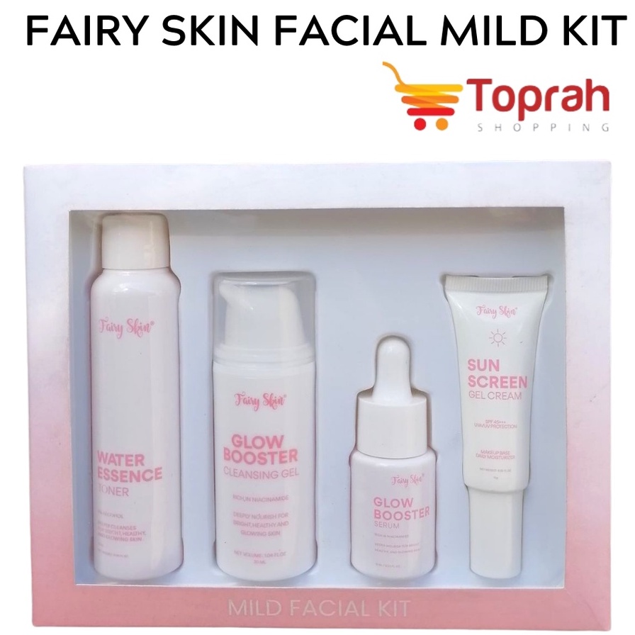 Fairy Skin Mild Facial Kit Maintenance Whitening Prevent Pimples and