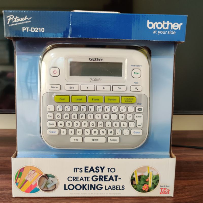 Brother PTouch PTD210 Label Maker Label Printer (1/2” or 12mm
