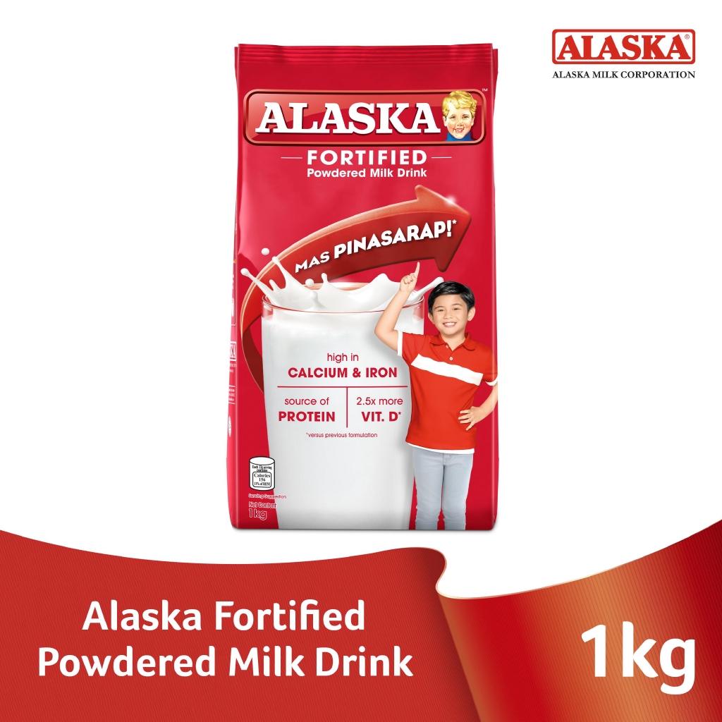 Alaska Fortified Powdered Milk Drink 1000g Shopee Philippines