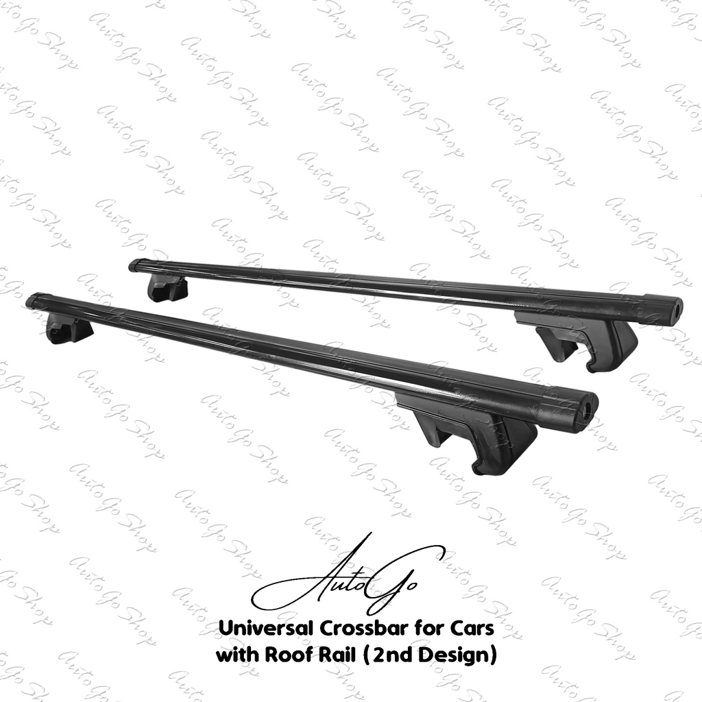 Universal Crossbar for Cars with Roof Rail (2nd Design) Shopee