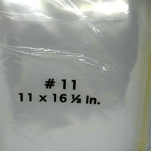 Resealable plastic bag, ziplock 7, 8, 9,10, 11, 12 and 13 inches