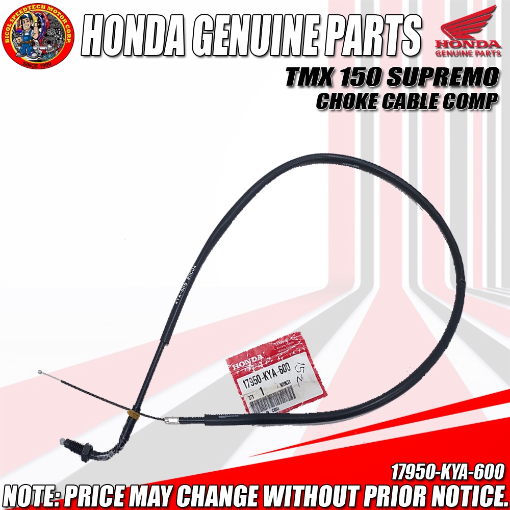 TMX SUPREMO CHOKE CABLE COMP (HPI) (Genuine 17950KYA600) Shopee