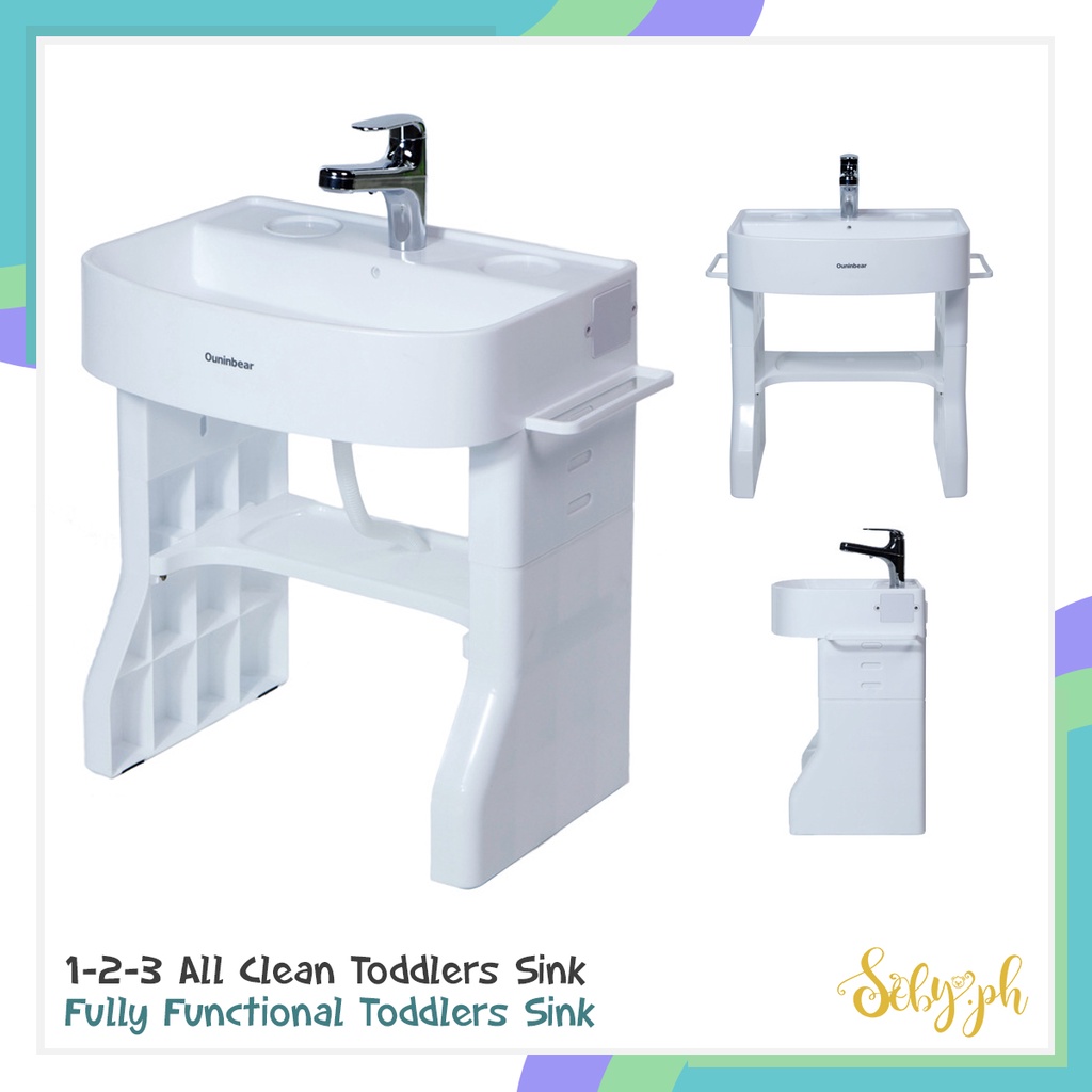 SOBY PH 123 All Clean Toddler Sink Wash and Brush Table Montessori