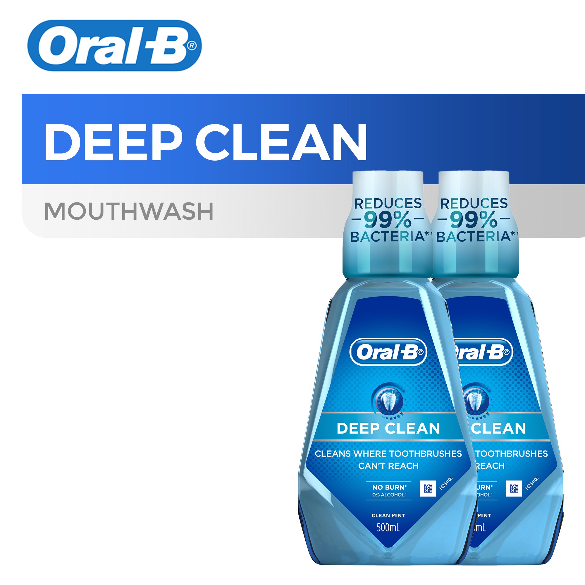 OralB Mouthwash Deep Clean 500mL Duo Shopee Philippines