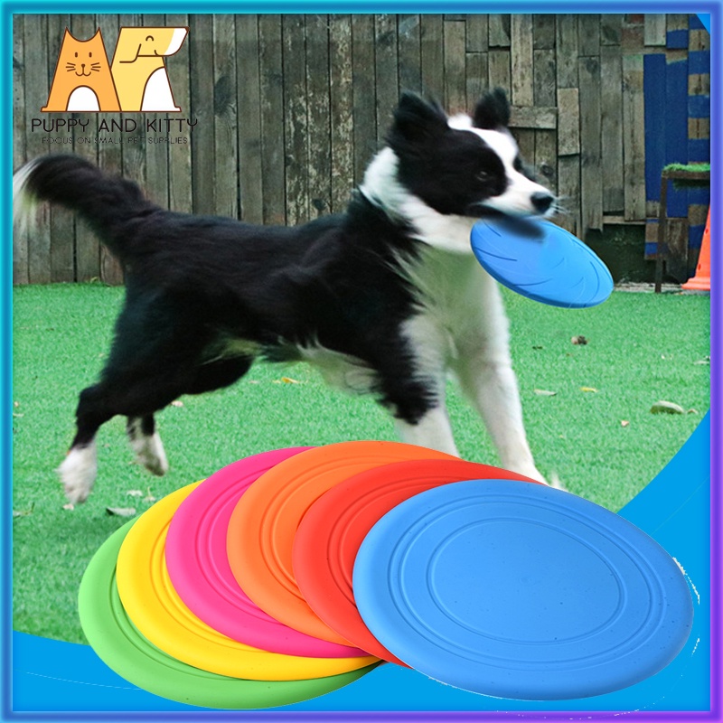 Dog Toys Frisbees Silicon Bite Resistant Frisbee Toy puppy supplies