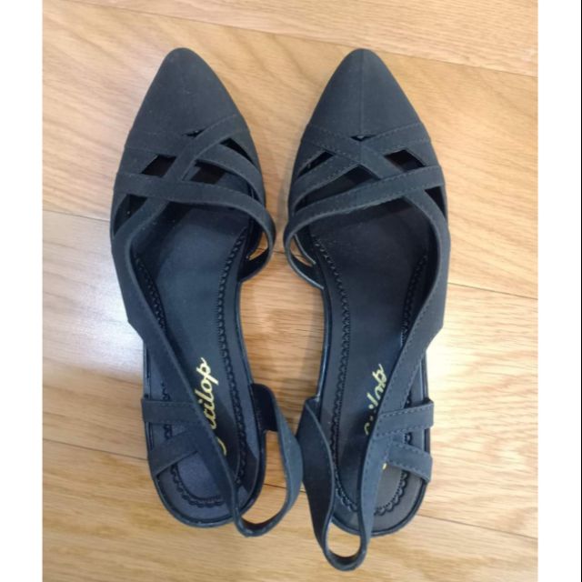 Black Jelly Shoes with 1inch Heel Shopee Philippines