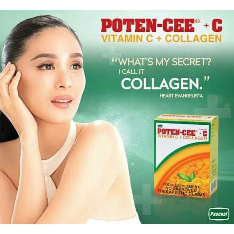Potencee + C Vitamin C + Collagen ( BUY 1 TAKE 1 + 15pcs more free capsule ) Shopee Philippines