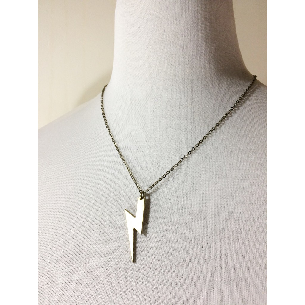 Harry Potter Lightning Bolt Necklace Shopee Philippines