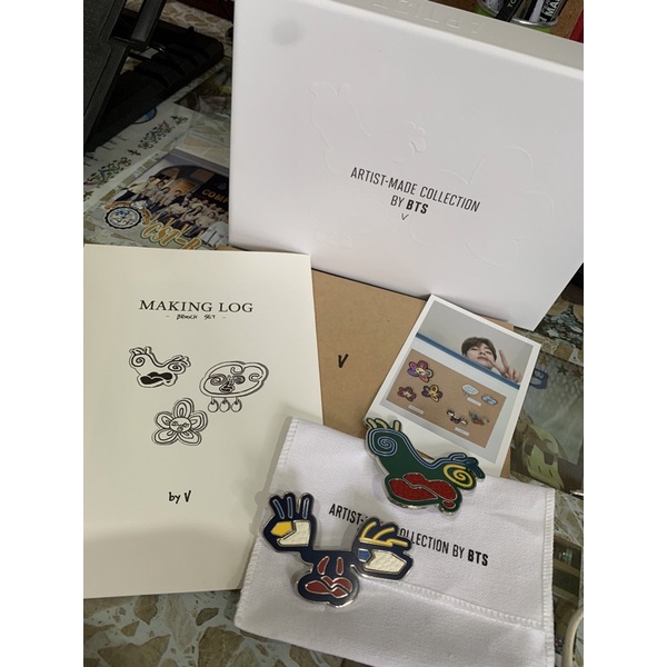 ARTIST MADE COLLECTION BY BTS (BROOCH PIN BY V) Shopee Philippines