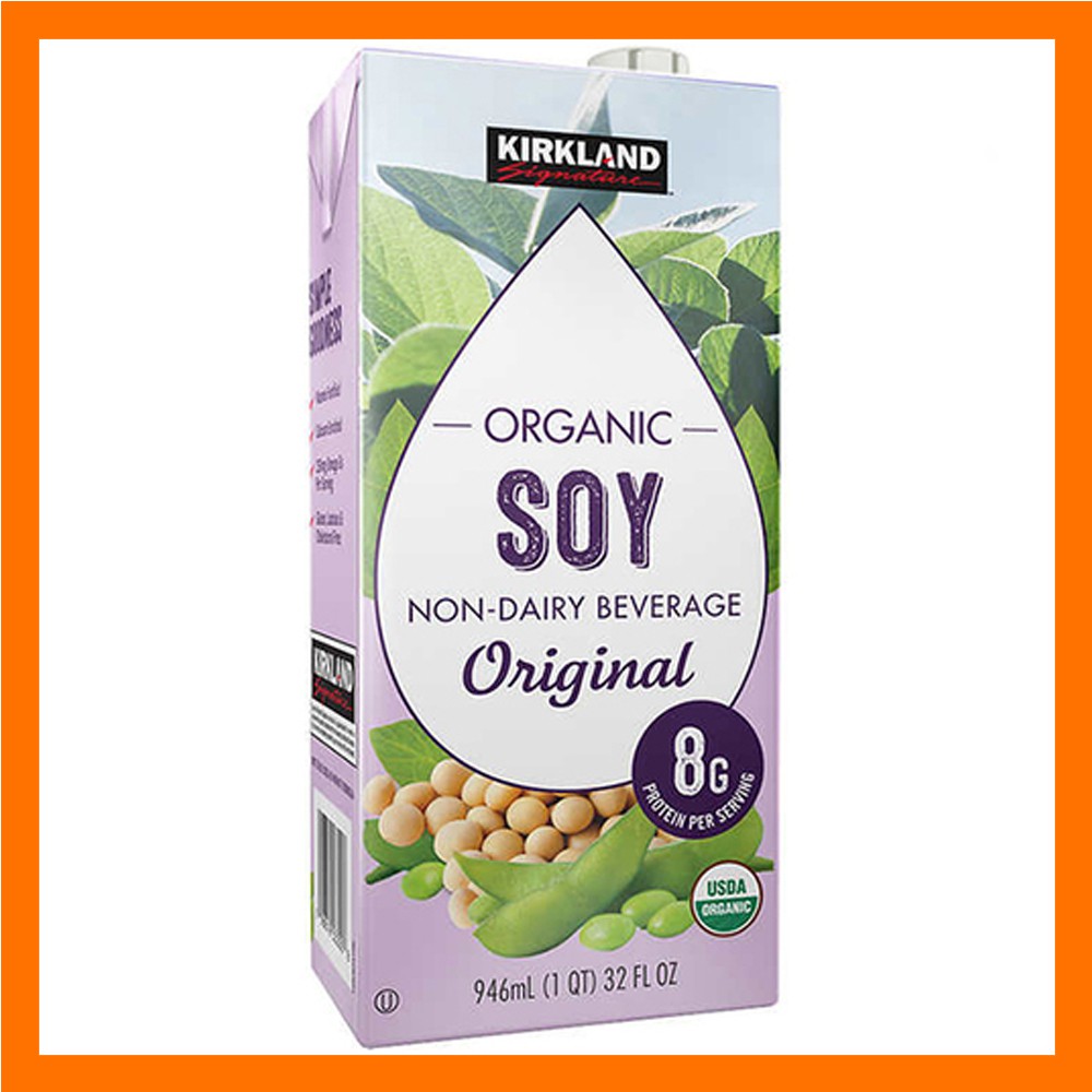 Kirkland Signature Organic Original Plain Soy Milk 0.94litre Shopee