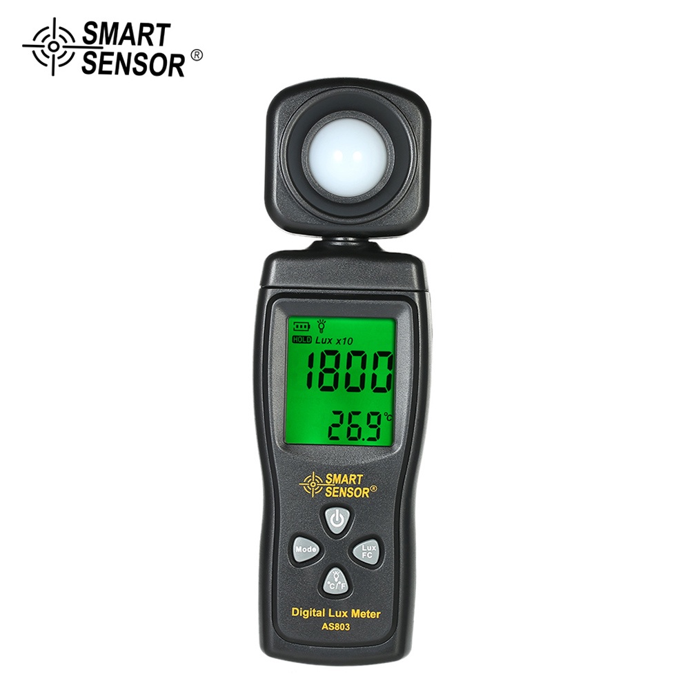 SMART SENSOR Mini Digital Lux Meter Illuminometer Luminometer