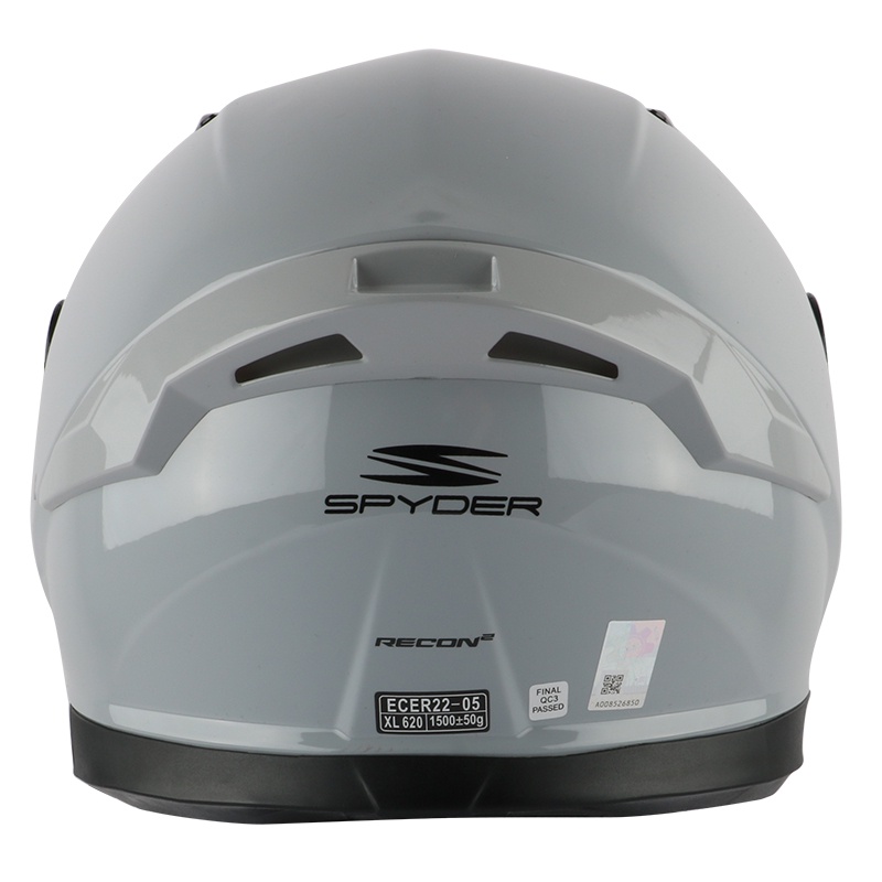 Spyder Fullface Helmet with Dual Visor Recon 2.0 PD Series Battleship