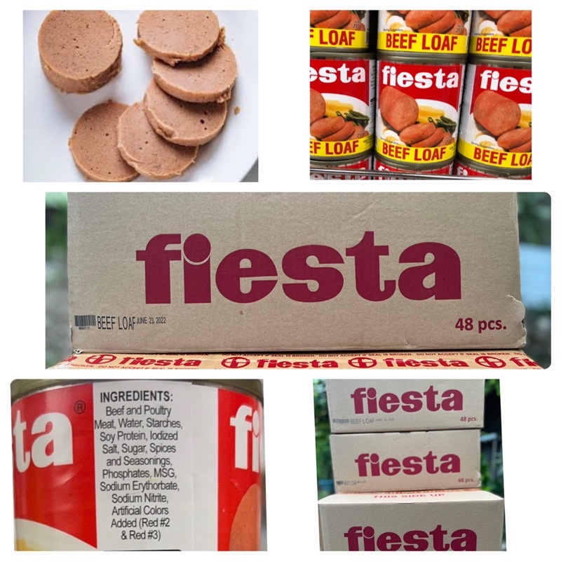 FIESTA BEEF LOAF 215gms (12cans pack) Shopee Philippines