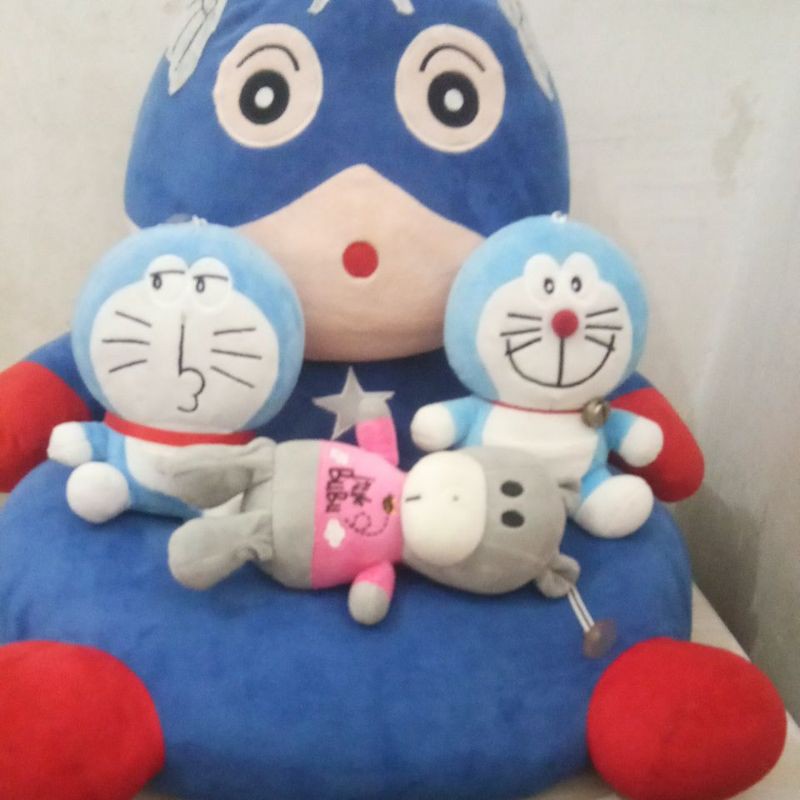captain america with 2 doremon and cow Shopee Philippines