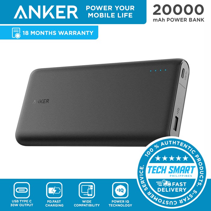 Anker 20000mAh USB C Power Bank Power Delivery PD for Nintendo Switch