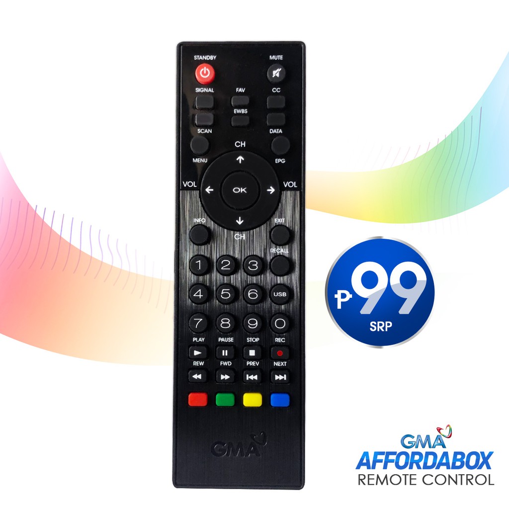 GMA Affordabox Remote Control Shopee Philippines