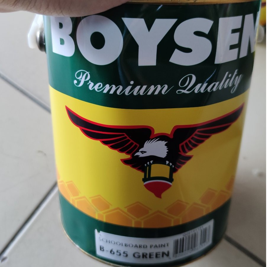 BOYSEN Schoolboard Blackboard Bulletin Board Slating Paint Green