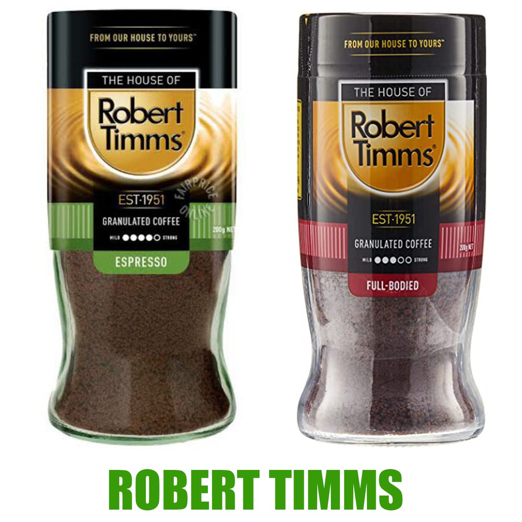 ROBERT TIMMS GRANULATED COFFEE 200g AUS Shopee Philippines