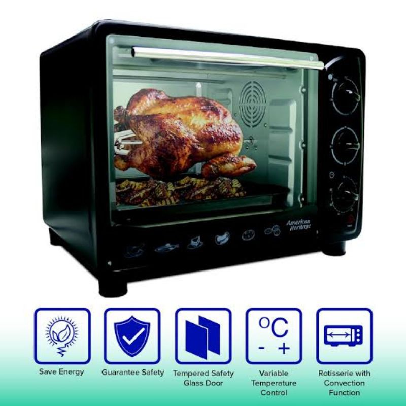 American Heritage 30L Electric oven toaster Shopee Philippines