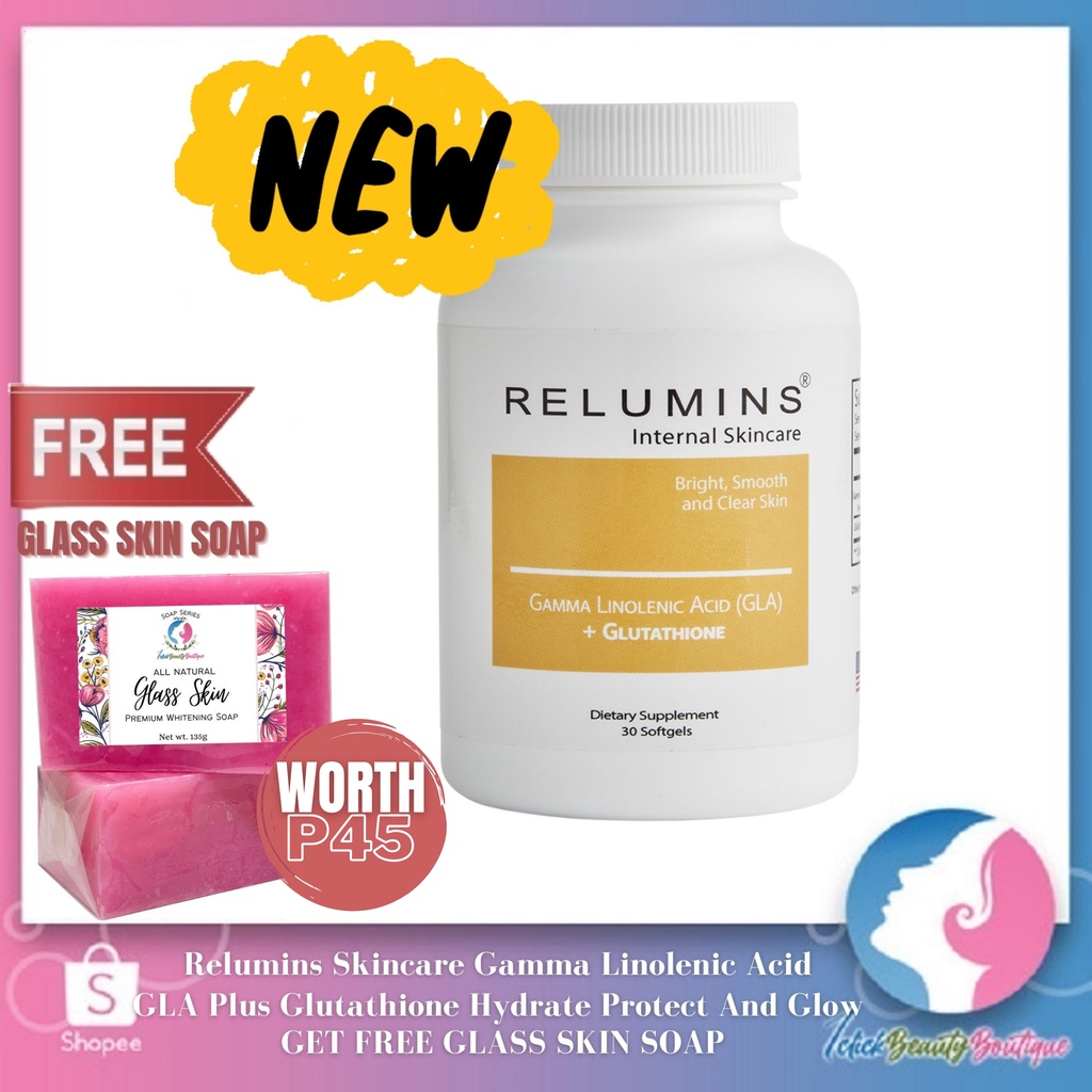 Relumins Skincare Gamma Linolenic Acid GLA Plus Glutathione Hydrate