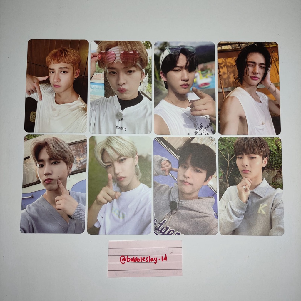 Stray Kids Noeasy'Doublesided Photocard' Official Hyunjin, Changbin