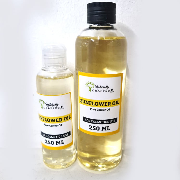 100 / 250 ML SUNFLOWER OIL FOR MOISTURIZER AND COSMETIC USE (PURE