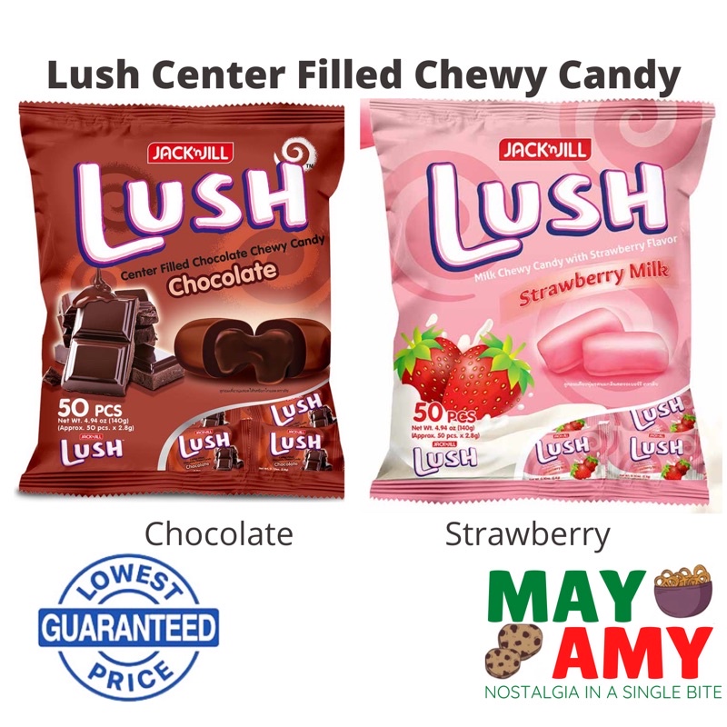 Jack n' Jill Lush Candy (Chocolate, Strawberry) Shopee Philippines