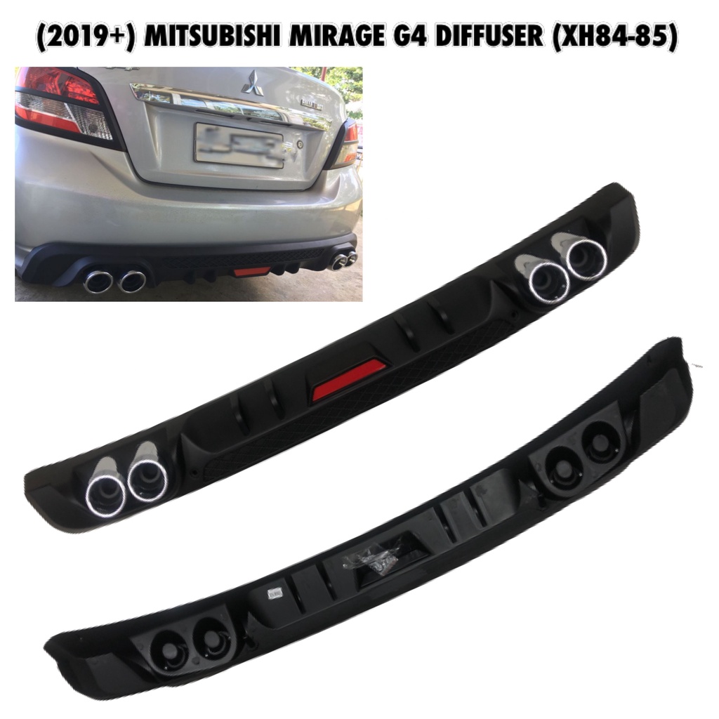 OAPC 2019 2020 2021 Mitsubishi Mirage G4 Car Rear Bumper Diffusers