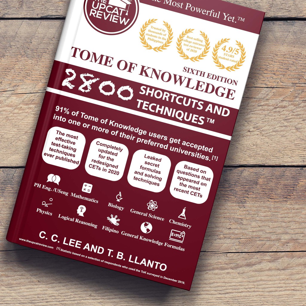 College Entrance Test 2020 Ultimate Reviewer (Tome of