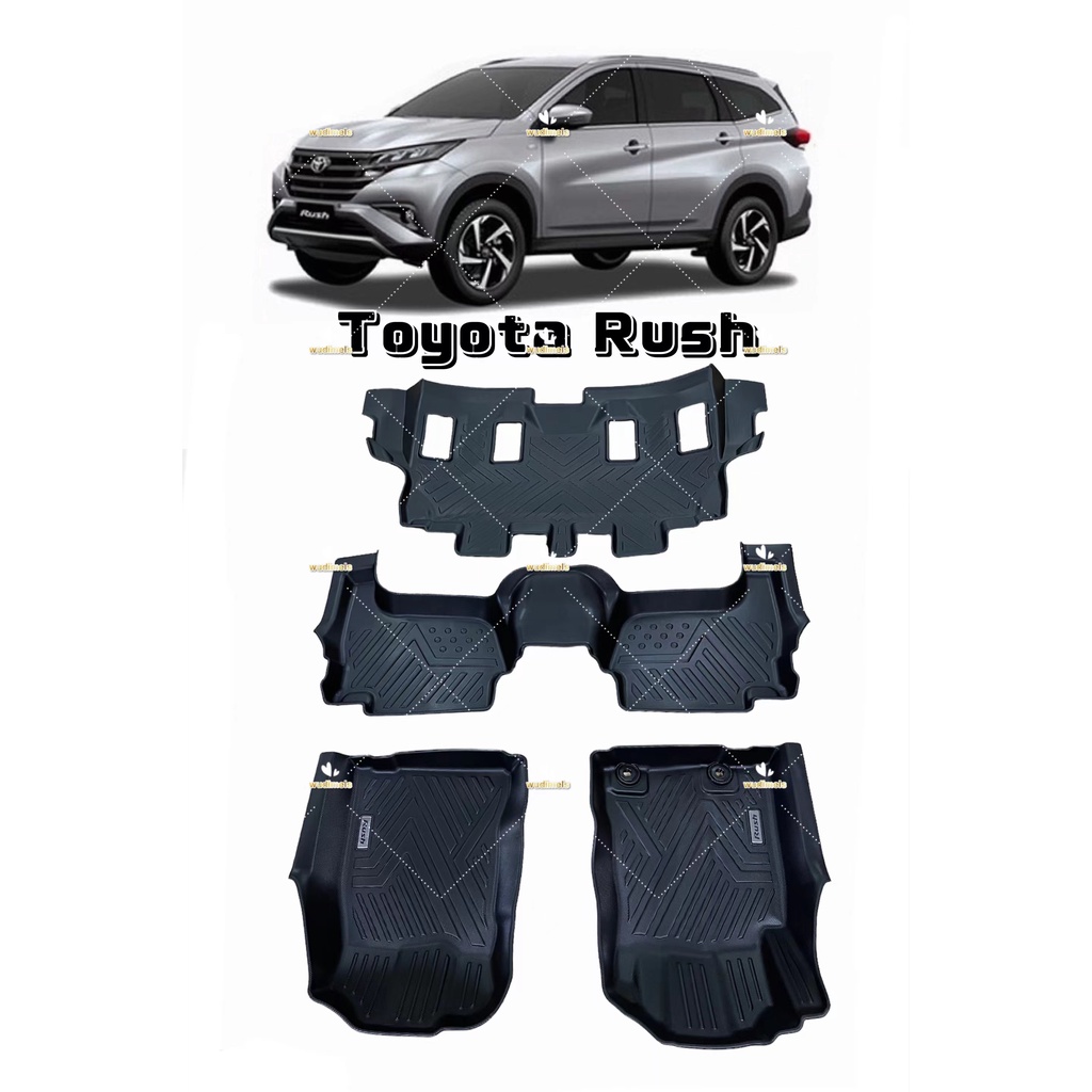 Version 3 Deep Dish Matting for Toyota Rush G E 2018 2022 OEM Deep Dish Matting Shopee