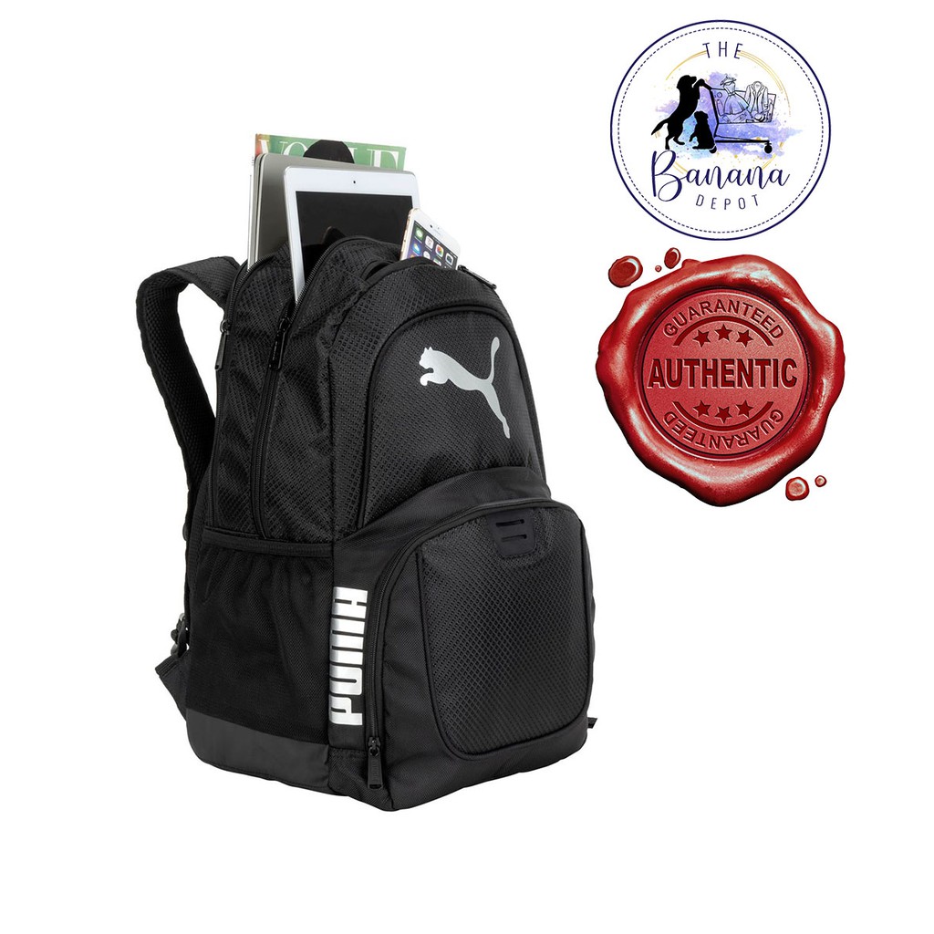 Puma Challenger Backpack Fully Padded, 15” Laptop Pocket Black