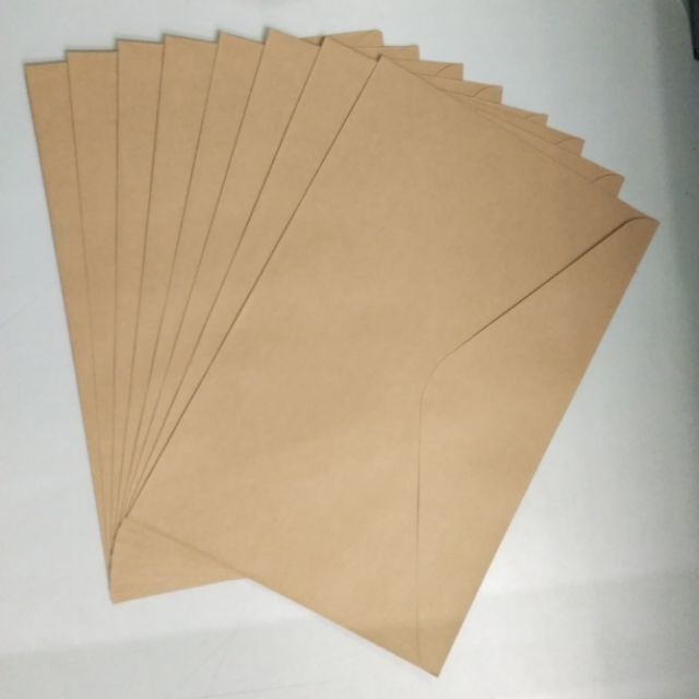 100pcs Brown envelope kraft paper Shopee Philippines