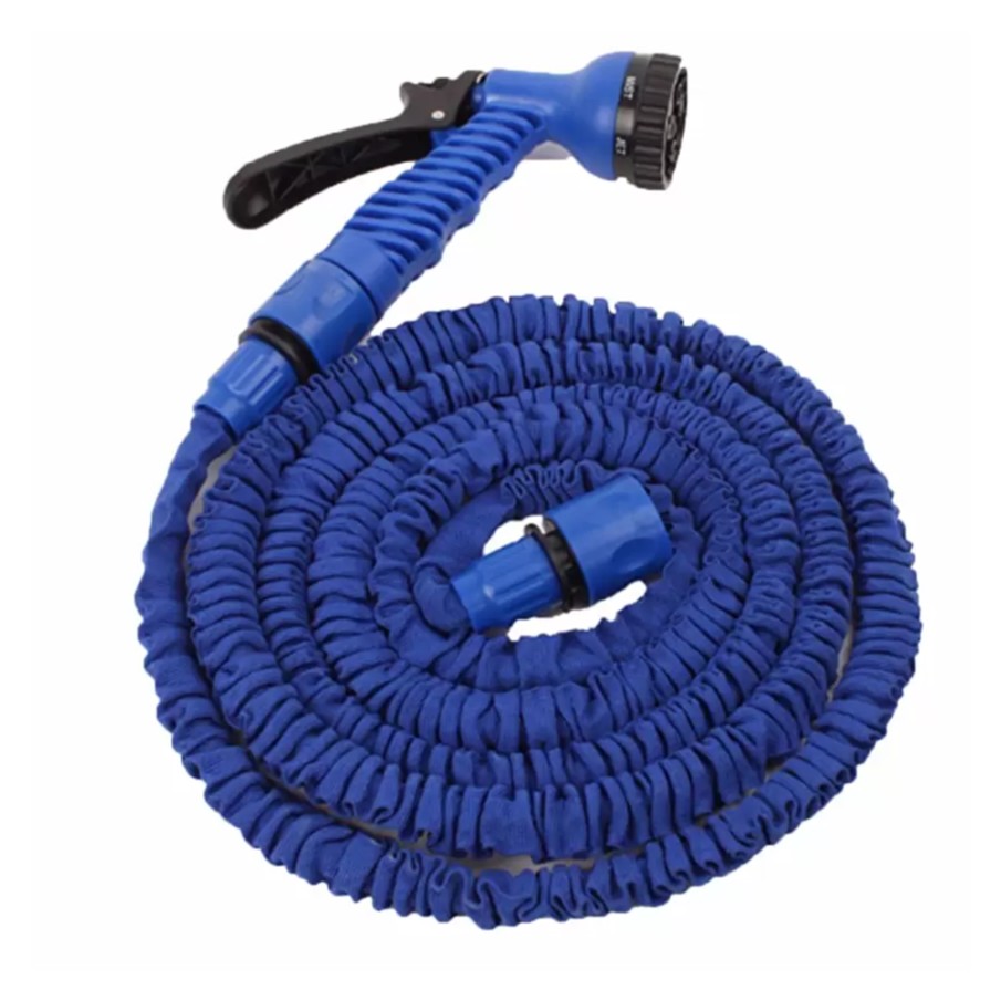 Expandable 50ft Flexible Garden Hose (Blue) Shopee Philippines