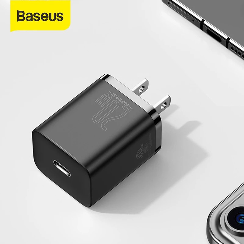 Baseus 20W Super Si Quick Charger 1C for iphone 12 Pro Max Support Type