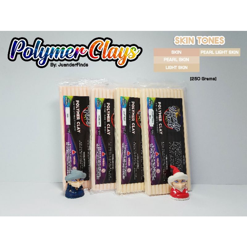 250 Grams Polymer Clay Modelling Diorama Clay SKIN Tones skin, light