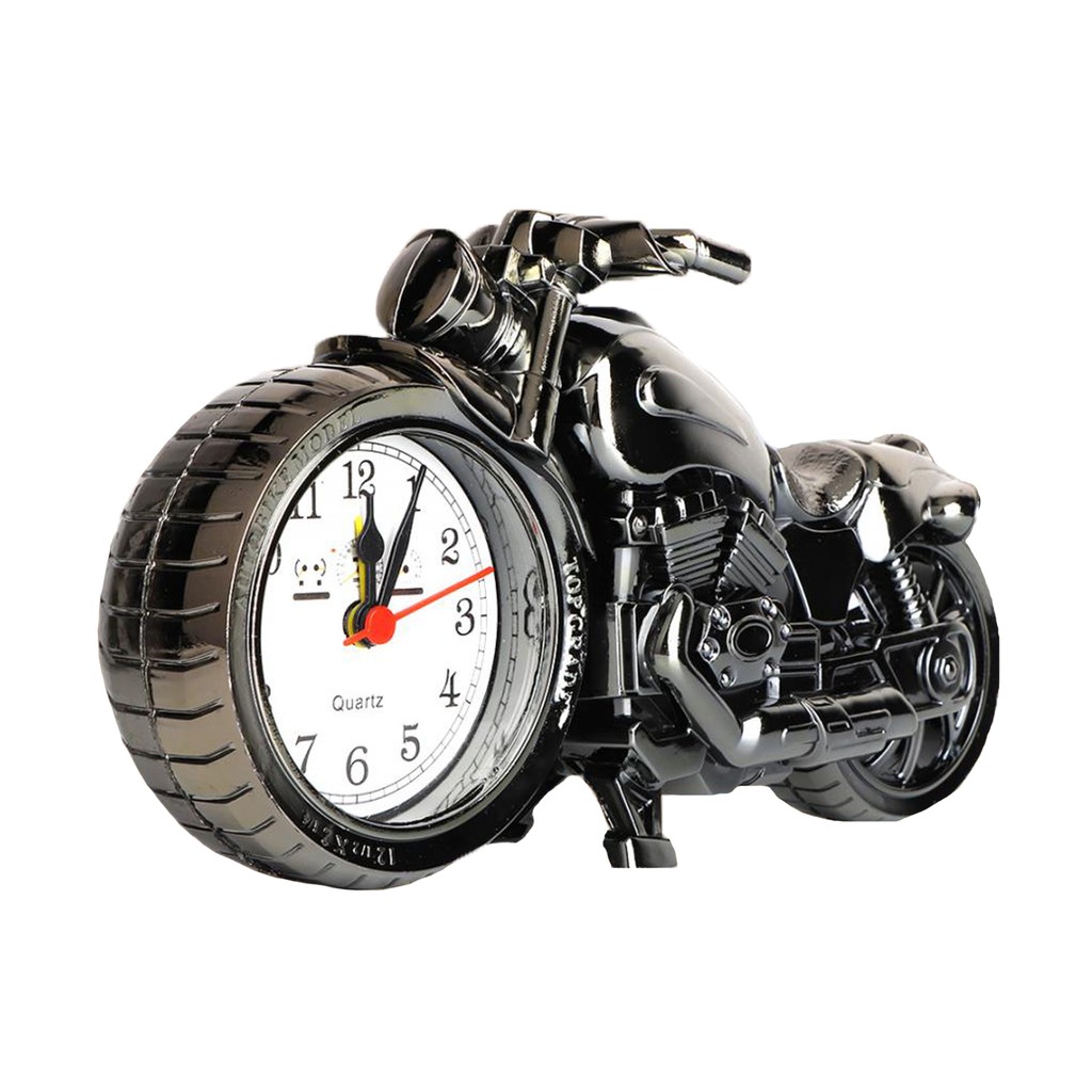 TNJ Retro Motorcycle Analog LED Alarm Clock PF168C Shopee Philippines